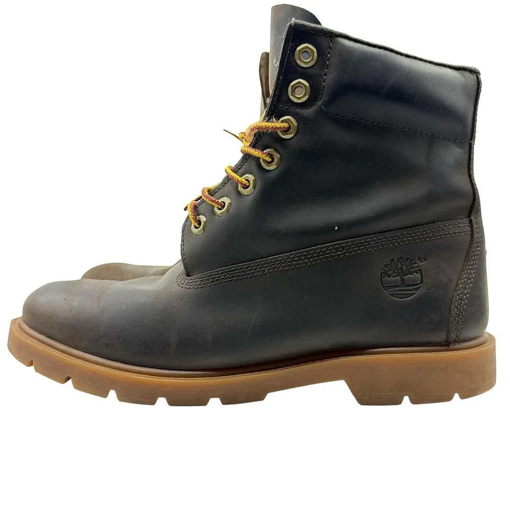 Timberland 6 Inch  Dark Brown Leather Waterproof Boots Primaloft A111Q Size 10.5